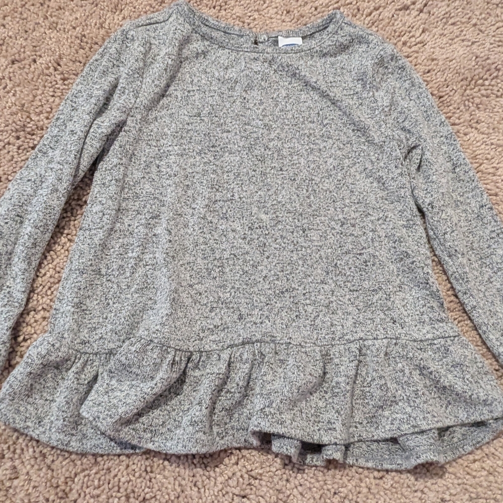 Old Navy Heather Gray Kids Long Sleeve Top